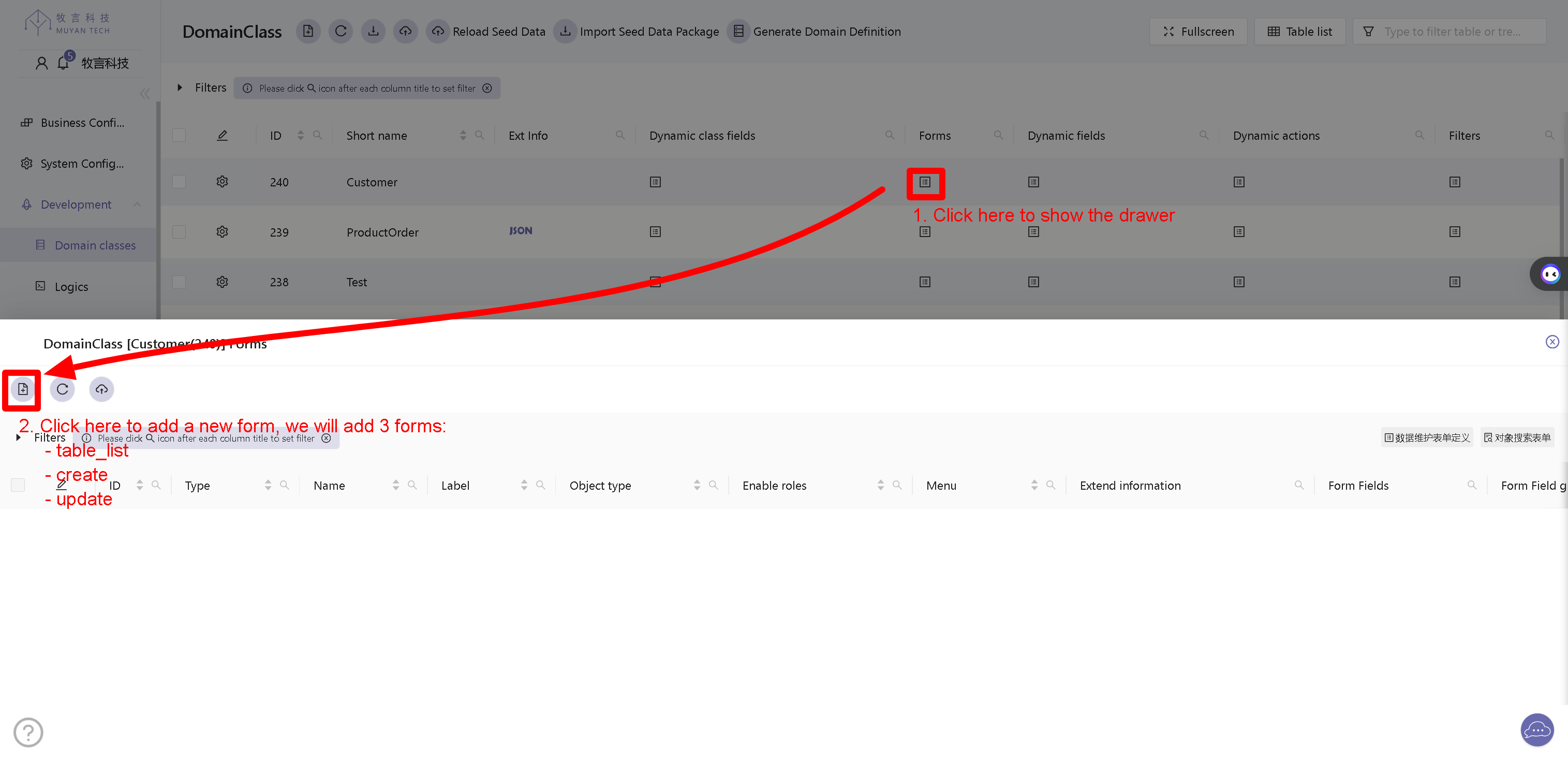 How to Add Forms to Domain Class